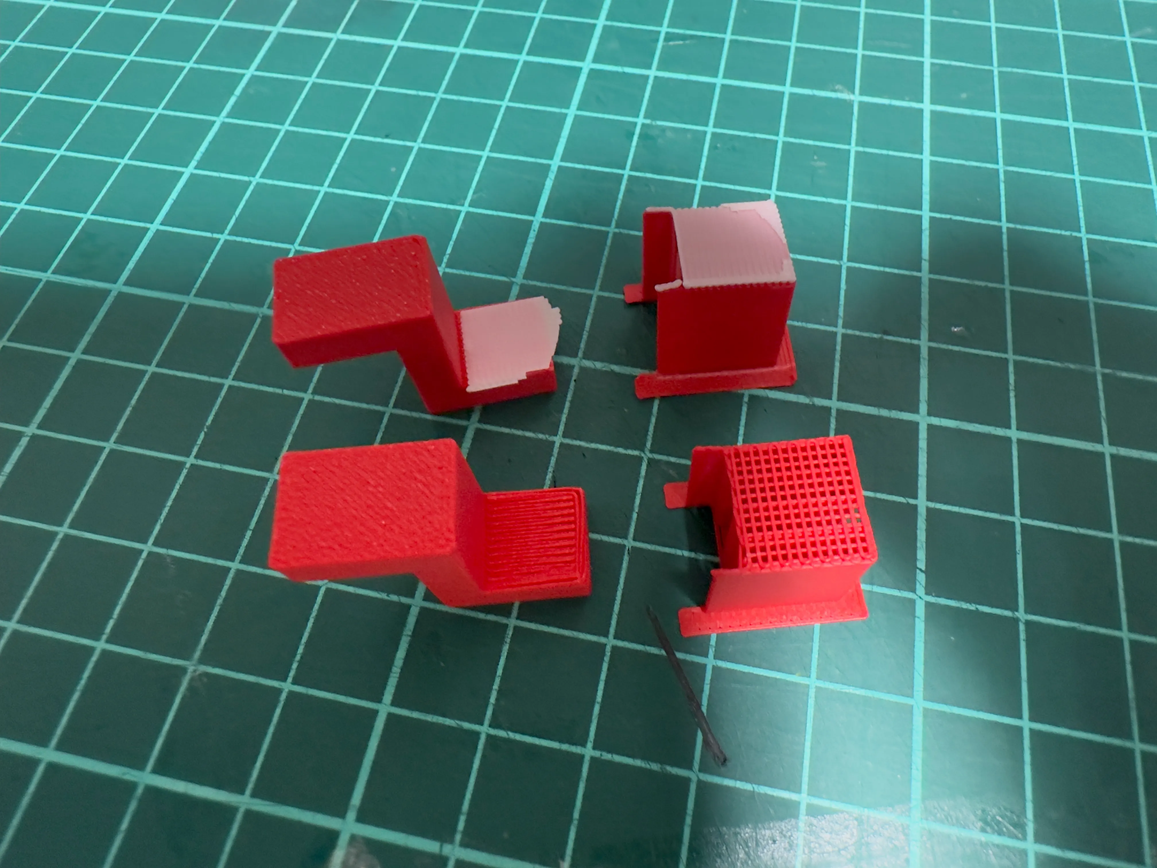 サポート剥離後